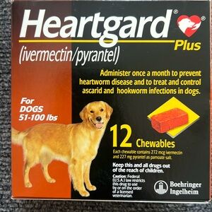 Heartgard Plus 12 pack 51-100 lb dogs New / unopened